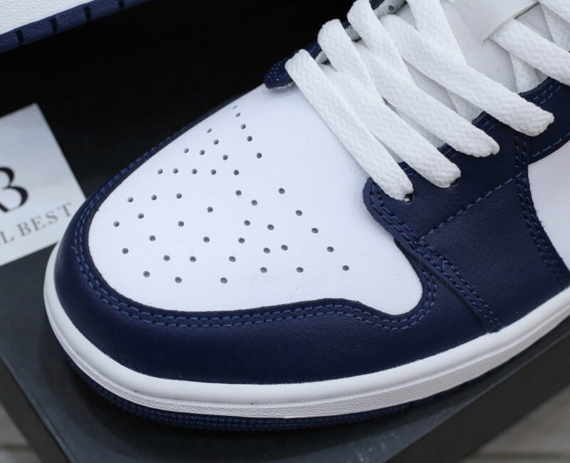 Giày Nike Air Jordan 1 Low ‘Midnight Navy Wolf Grey’ Best Quality