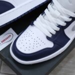 Giày Nike Air Jordan 1 Low ‘Midnight Navy Wolf Grey’ Like Auth