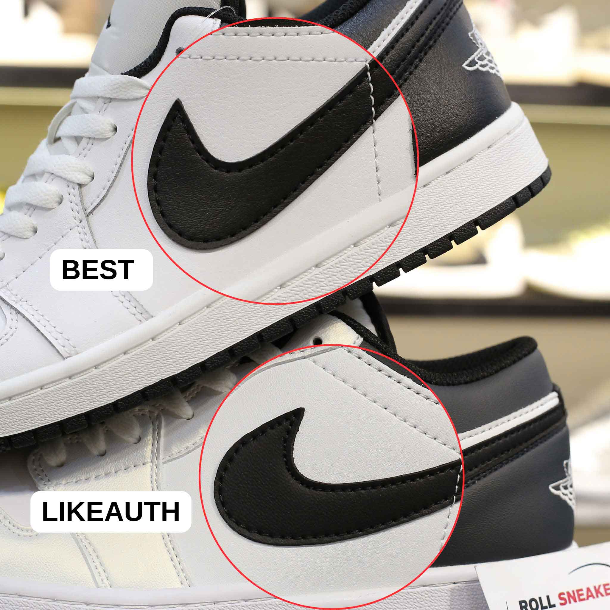 Giày Nike Air Jordan 1 Low ‘Reverse Panda’ Best Quality