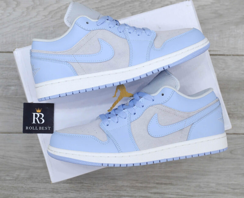 Giày Nike Air Jordan 1 Low University Blue Màu Xanh Best Quality