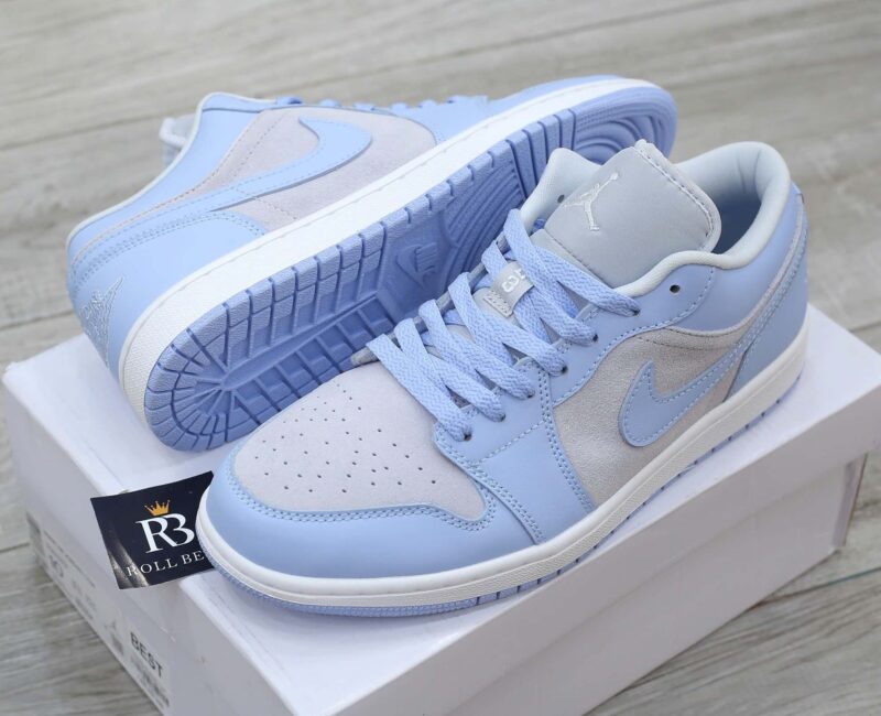 Giày Nike Air Jordan 1 Low University Blue Màu Xanh Best Quality