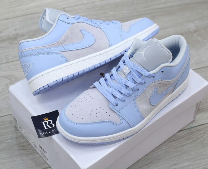 Giày Nike Air Jordan 1 Low University Blue Màu Xanh Best Quality