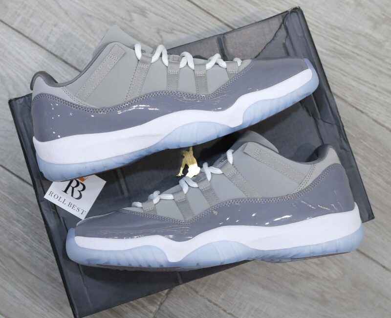 Giày Nike Air Jordan 11 Retro Low Cement Grey Best Quality