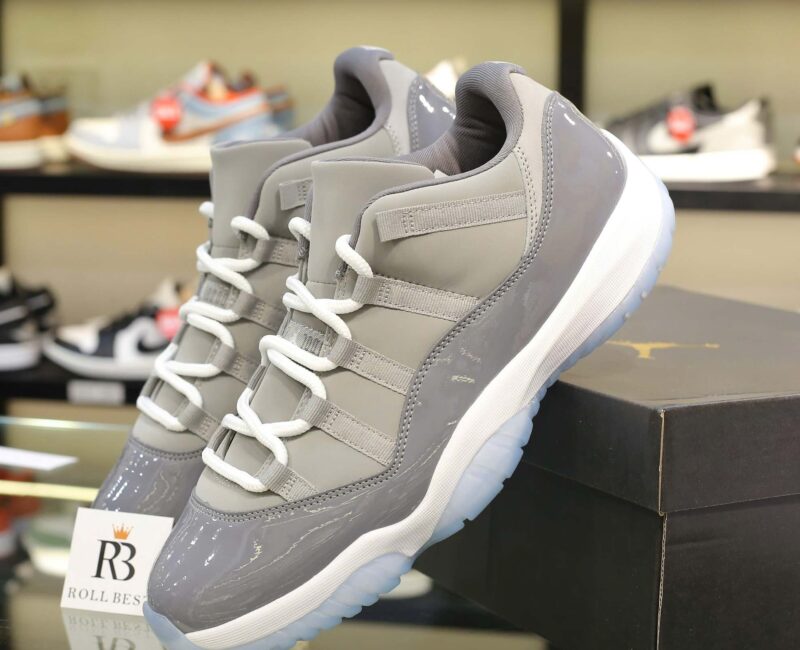 Giày Nike Air Jordan 11 Retro Low Cement Grey Best Quality