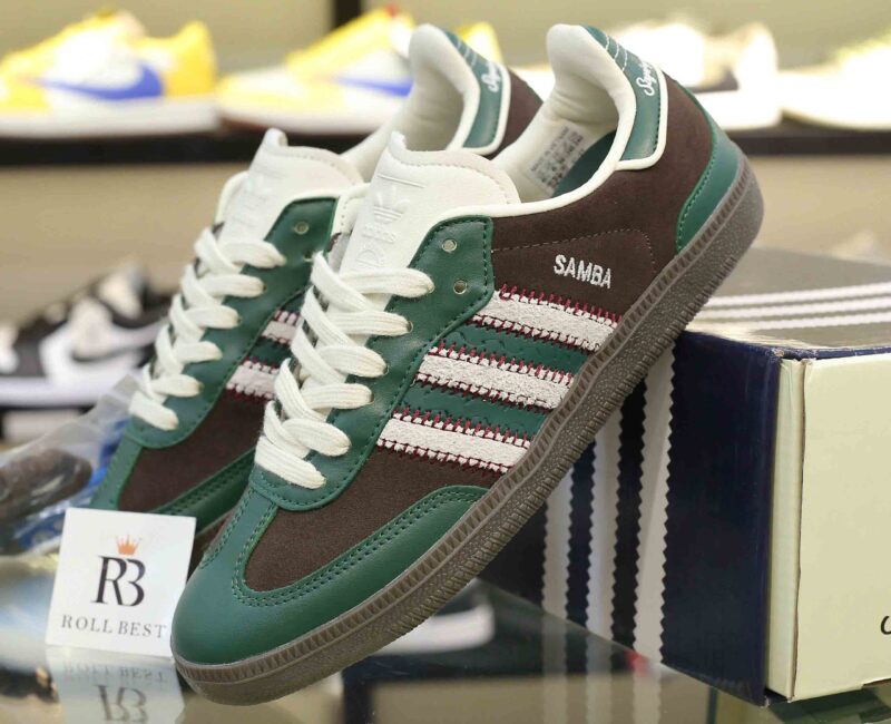 Giày Notitle x Adidas Samba OG Low Green Best Quality