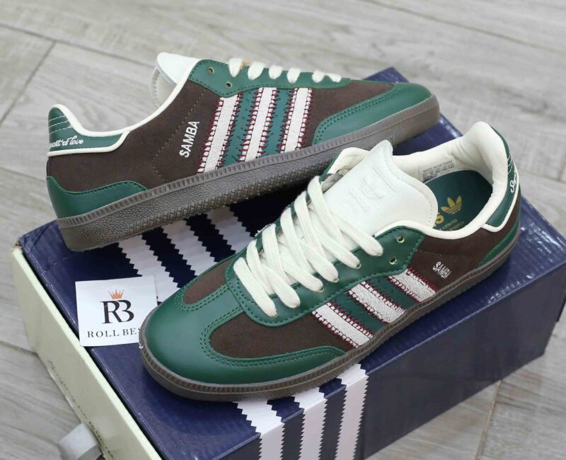 Giày Notitle x Adidas Samba OG Low Green Best Quality