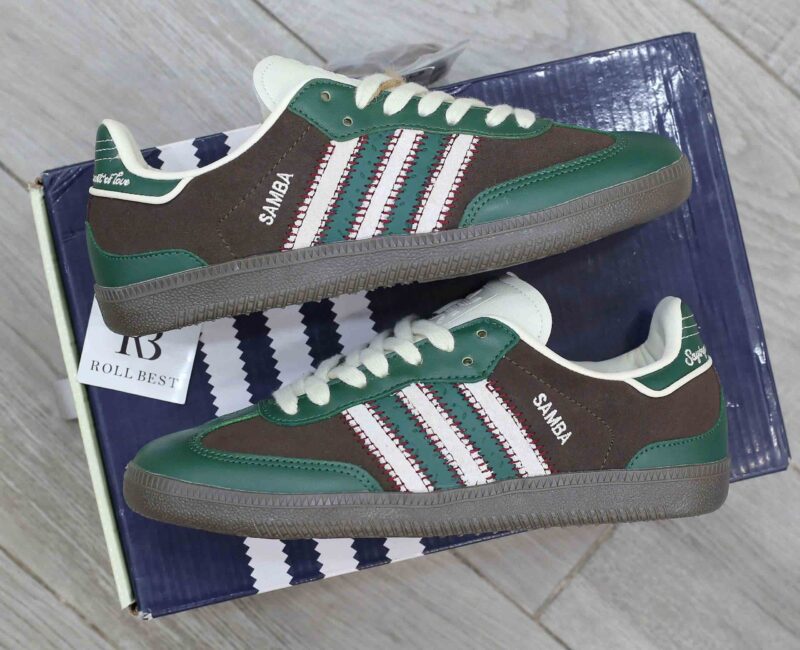 Giày Notitle x Adidas Samba OG Low Green Best Quality