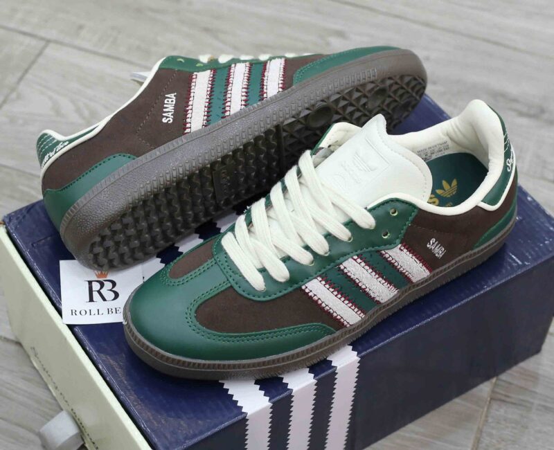 Giày Notitle x Adidas Samba OG Low Green Best Quality