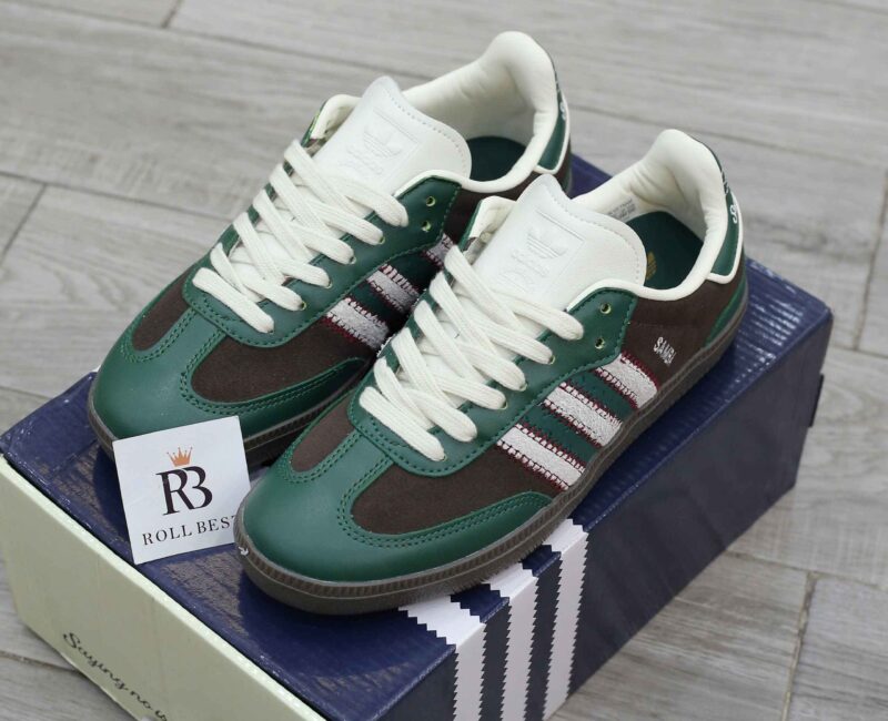 Giày Notitle x Adidas Samba OG Low Green Best Quality