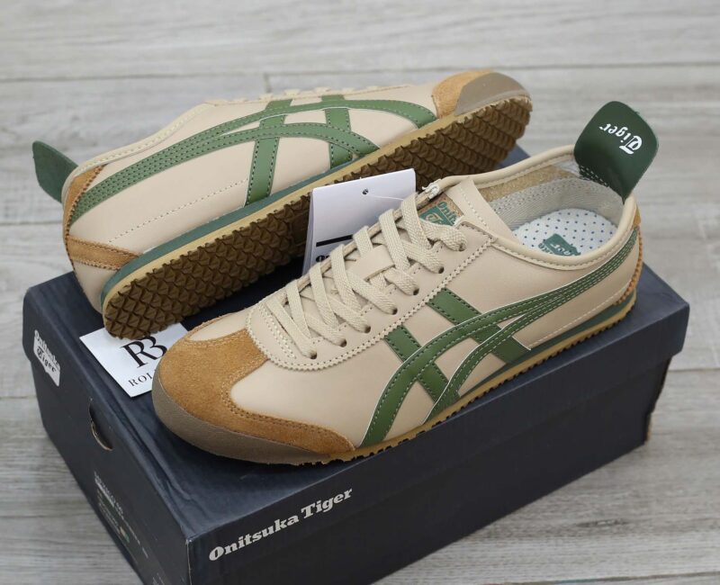 Giày Onitsuka Tiger Mexico 66 Beige Green Best Quality