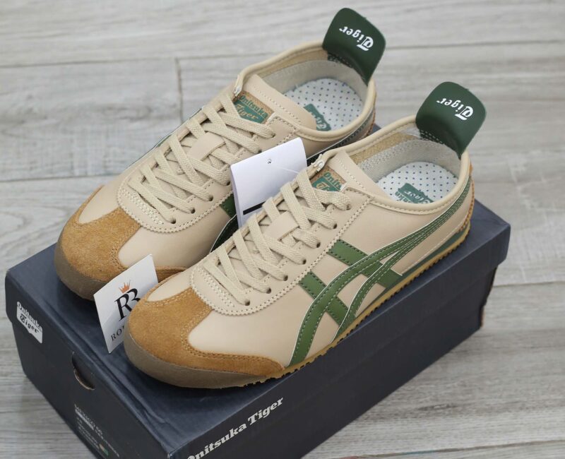 Giày Onitsuka Tiger Mexico 66 Beige Green Best Quality