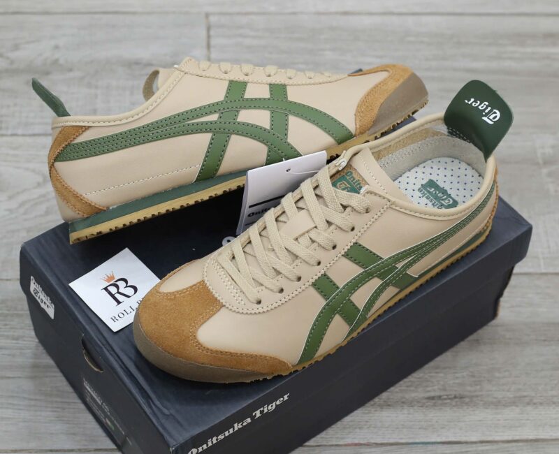 Giày Onitsuka Tiger Mexico 66 Beige Green Best Quality