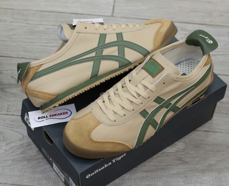 Giày Onitsuka Tiger Mexico 66SD Beige Green Best Quality