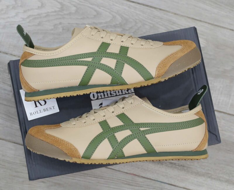 Giày Onitsuka Tiger Mexico 66 Beige Green Best Quality