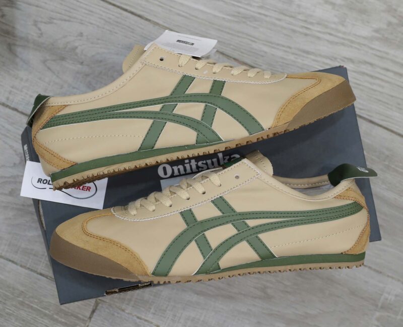 Giày Onitsuka Tiger Mexico 66SD Beige Green Best Quality