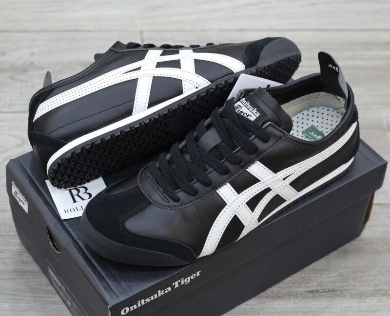Giày Onitsuka Tiger Mexico 66 ‘Black White’ Best Quality