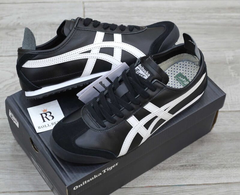 Giày Onitsuka Tiger Mexico 66 ‘Black White’ Best Quality