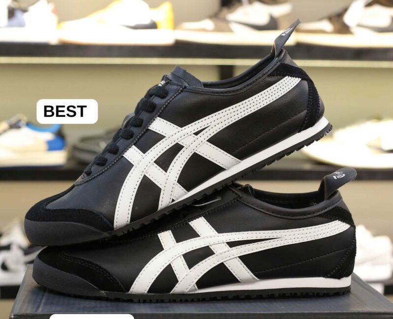 Giày Onitsuka Tiger Mexico 66 ‘Black White’ Best Quality