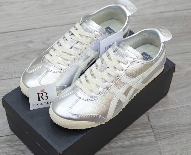 Giày Onitsuka Tiger Mexico 66 Silver Off White Best Quality