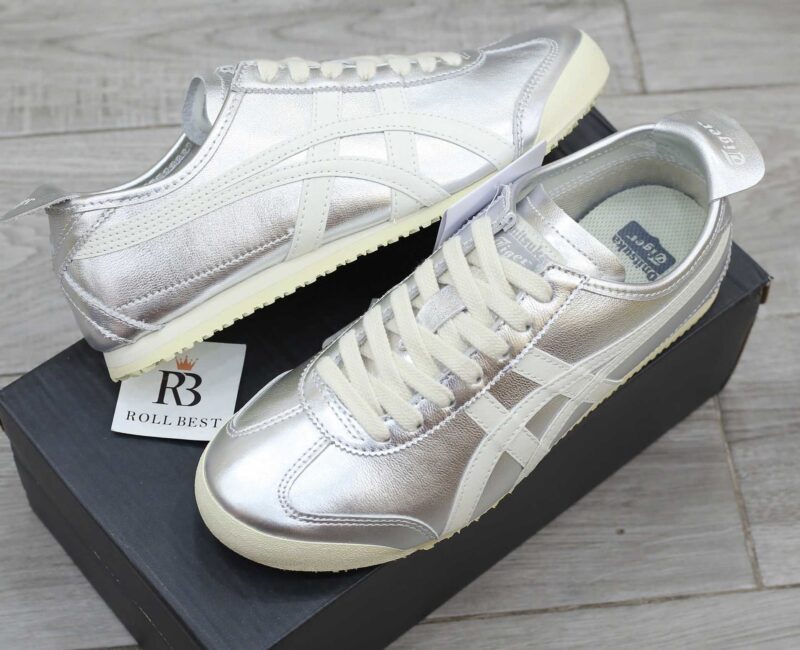 Giày Onitsuka Tiger Mexico 66 Silver Off White Best Quality