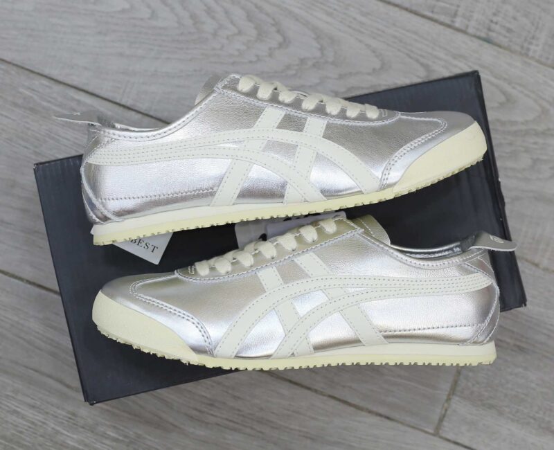 Giày Onitsuka Tiger Mexico 66 Silver Off White Best Quality