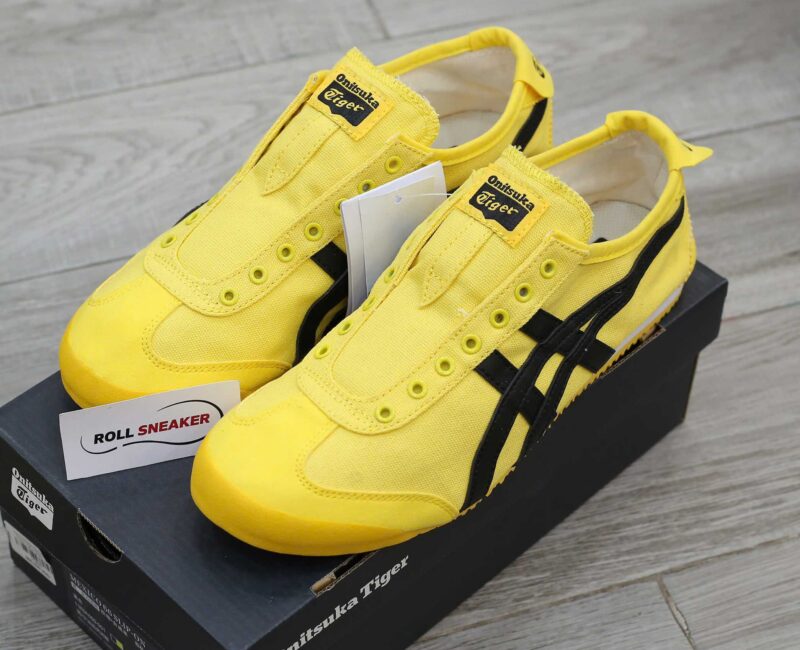 Giày Onitsuka Tiger Mexico 66 Slip-On Tai-Chi Yellow Black Like Auth