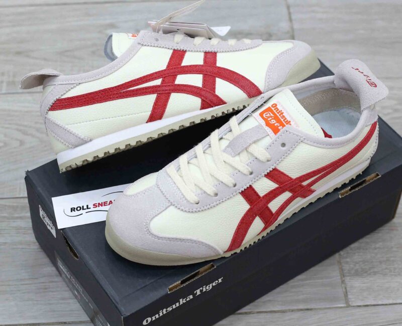 Giày Onitsuka Tiger Mexico 66 Vin Beige Red Like Auth