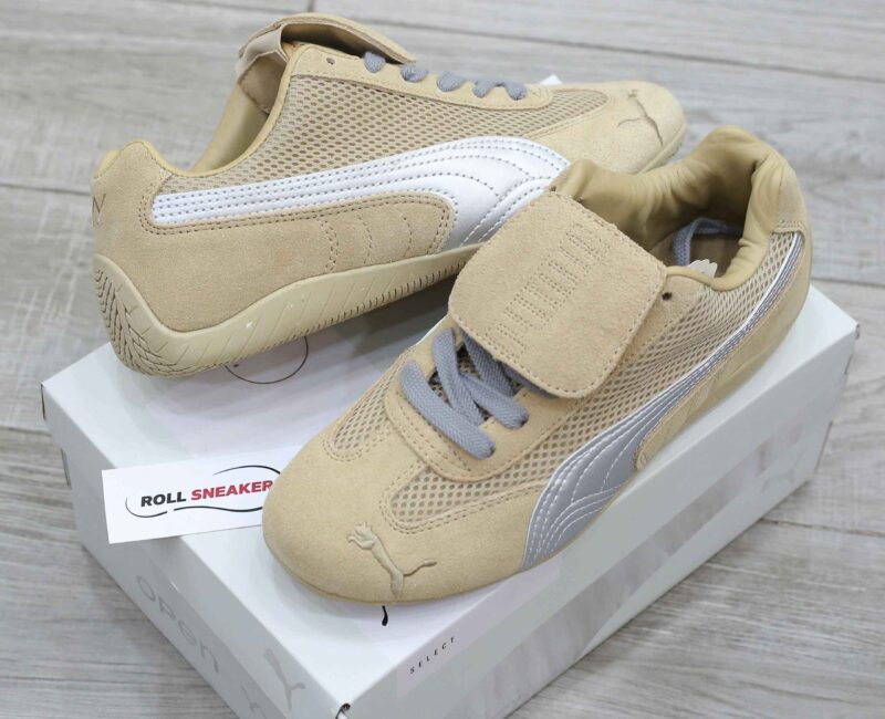 Giày Puma Speedcat Prairie x Open Yy Tan Matte Silver Like Auth