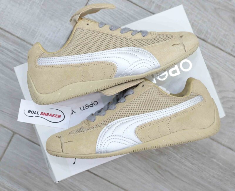 Giày Puma Speedcat Prairie x Open Yy Tan Matte Silver Like Auth