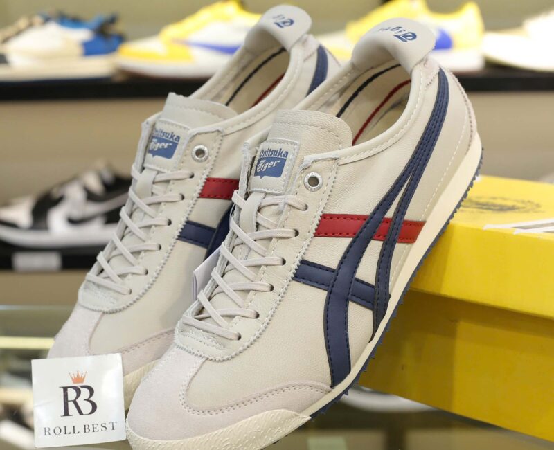 Onitsuka Tiger Mexico 66 SD Cream Peacoat Best Quality