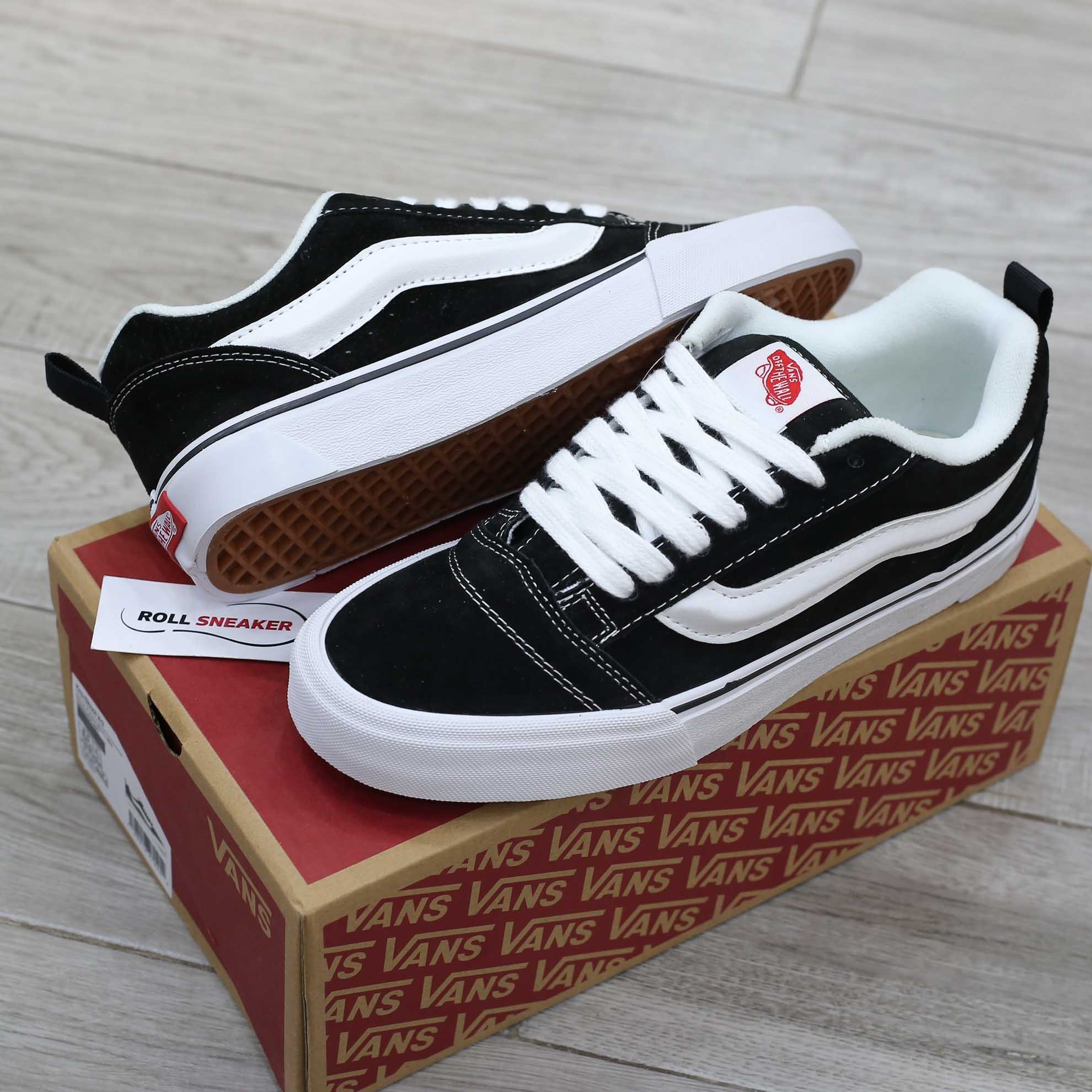 Vans Knu Skool Black White