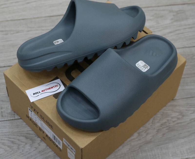 Dép Adidas Yeezy Slide ‘Slate Marine’ ( 2023 vân nhám) Real