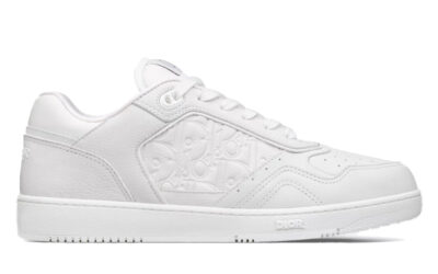 Giày Dior B27 Low White Grained Calfskin White Dior Gravity