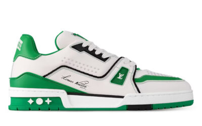 Giày Louis Vuitton LV Trainer White Green Best Quality