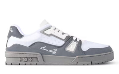 Giày Louis Vuitton LV Trainer x America’s Cup Grey LV 37 Best Quality