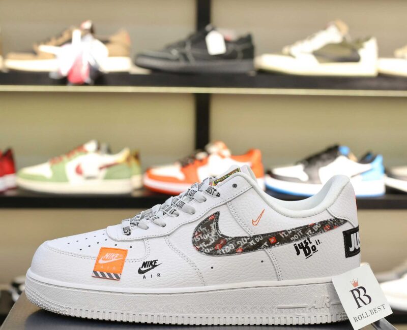 Giày Nike Air Force 1 Just do It Trắng Best Quality