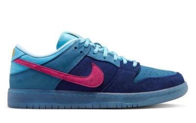 Giày Run The Jewels x Nike SB Dunk Low Deep Royal Blue and Active Pink Best Quality