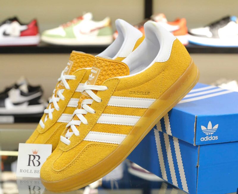 Giày Adidas Gazelle Indoor Orange Peel White Best Quality