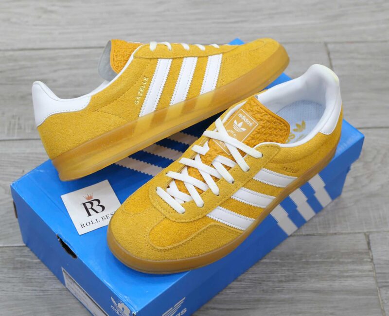 Giày Adidas Gazelle Indoor Orange Peel White Best Quality