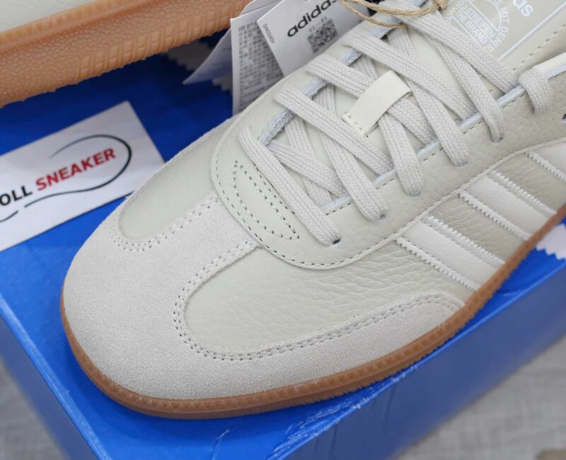 Giày Adidas Samba OG Beige White Like Auth