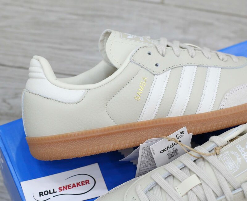 Giày Adidas Samba OG Beige White Like Auth