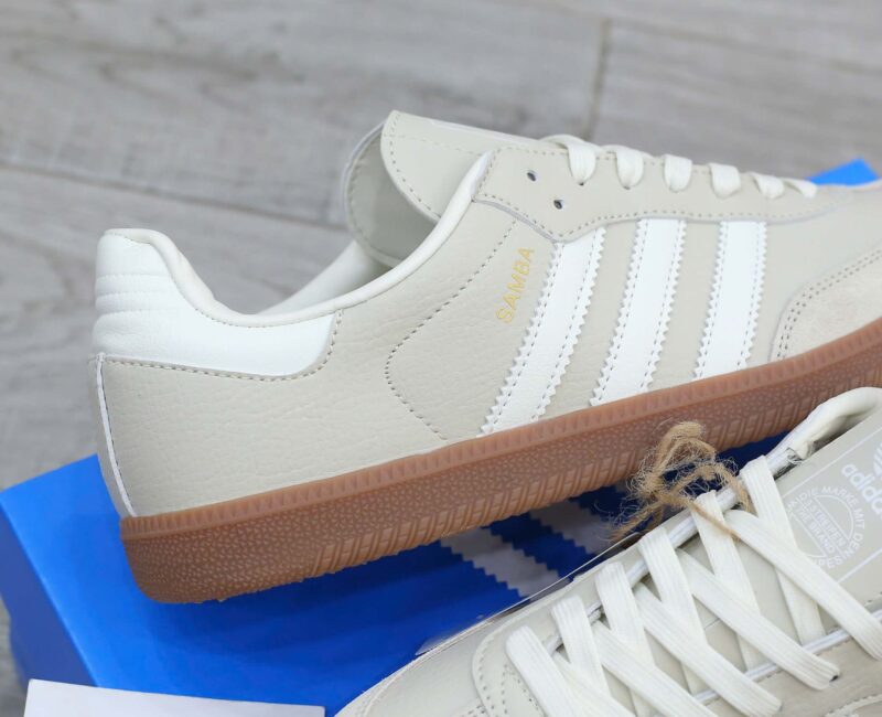 Giày Adidas Samba OG Beige White Like Auth