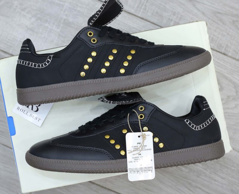 Giày Adidas Samba x Wales Bonner Studded Pack Black Best Quality