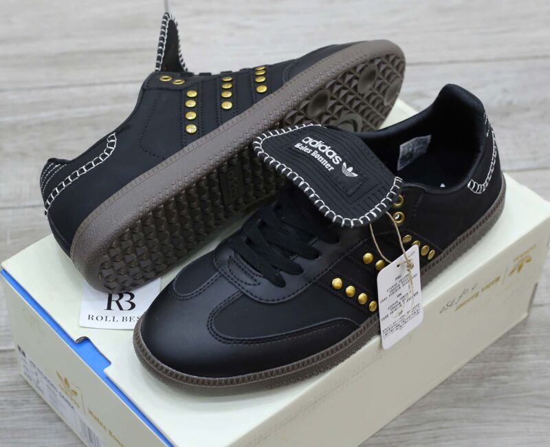 Giày Adidas Samba x Wales Bonner Studded Pack Black Best Quality