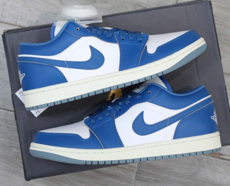 Giày Jordan 1 Low Industrial Blue Best Quality