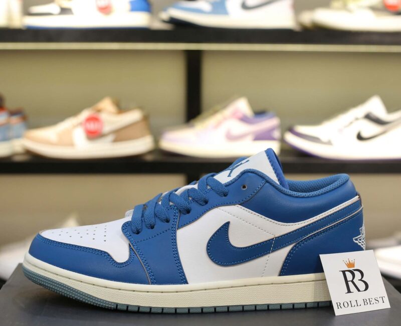 Giày Jordan 1 Low Industrial Blue Best Quality