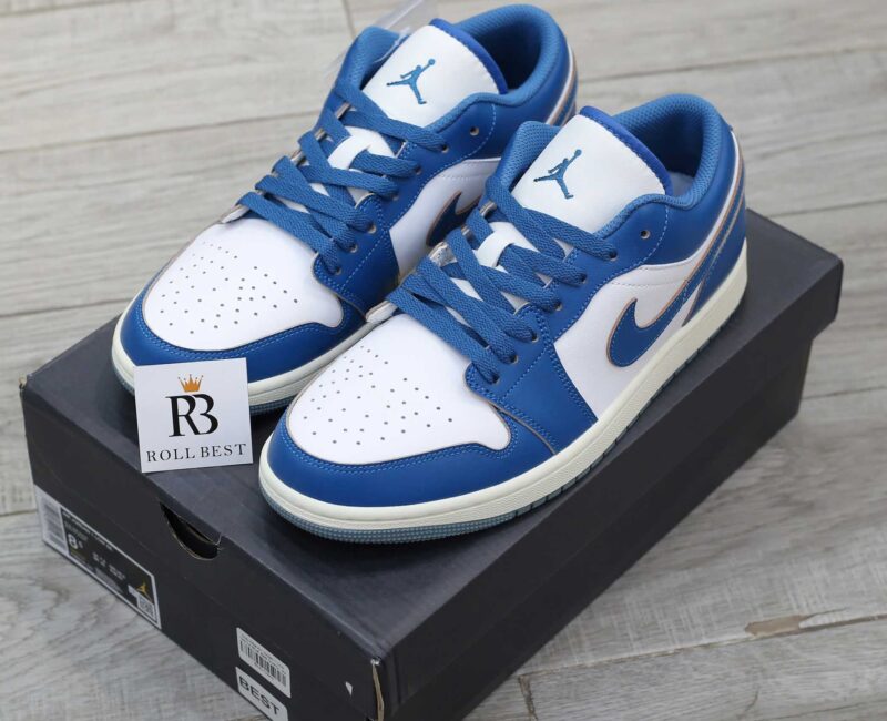 Giày Jordan 1 Low Industrial Blue Best Quality