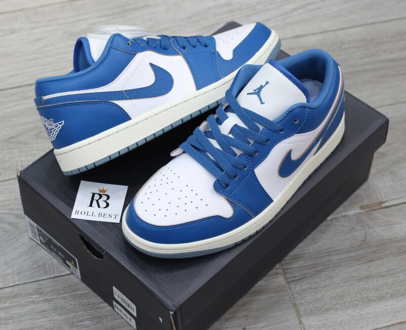 Giày Jordan 1 Low Industrial Blue Best Quality