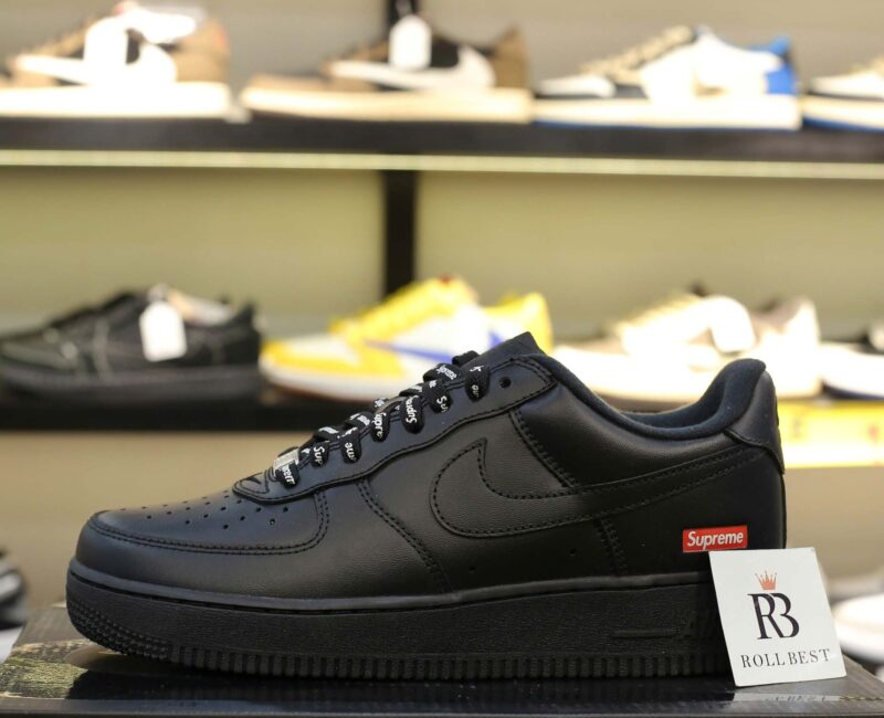 Giày Nike Air Force 1 Low Supreme Black Best Quality