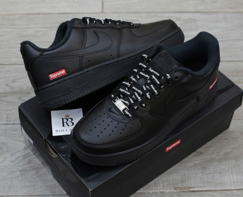 Giày Nike Air Force 1 Low Supreme Black Best Quality